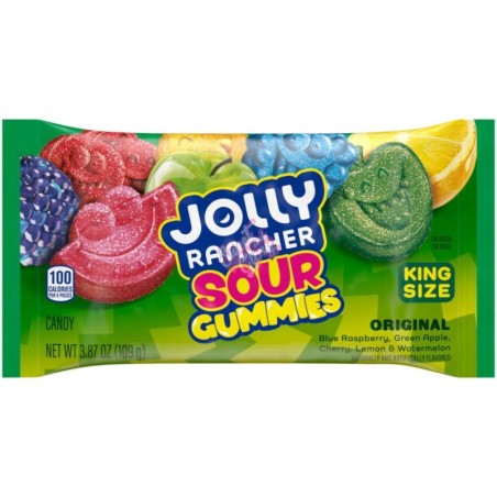 Jolly Rancher Gummies Sours King Size 109GR