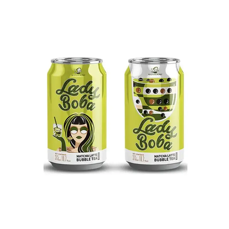 Madam Hong Lady Boba Matcha Latte Bubble Tea 315ml