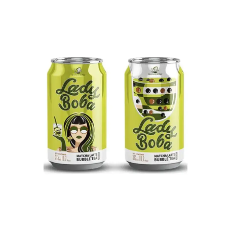 Madam Hong Lady Boba Matcha Latte Bubble Tea 315ml