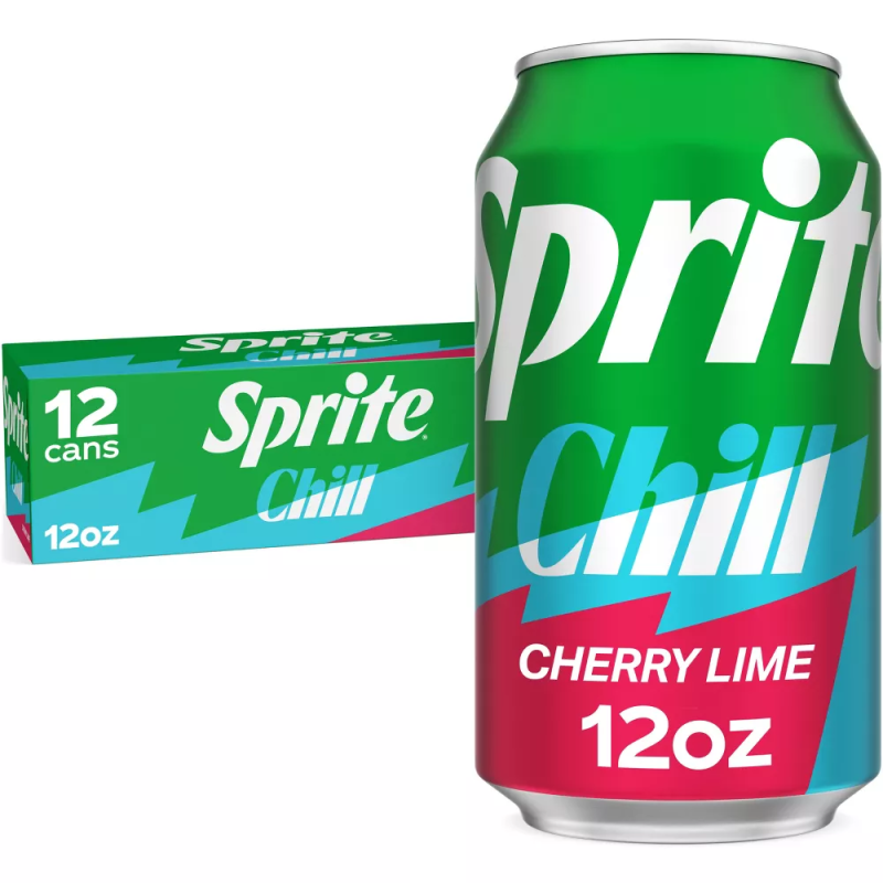 Sprite Chill Cherry Lime USA (12x355ml)