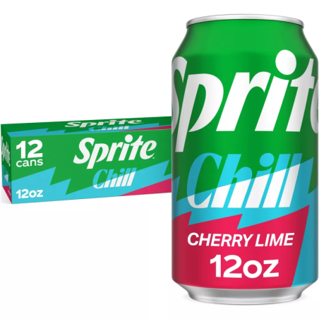 Sprite Chill Cherry Lime USA (12x355ml)