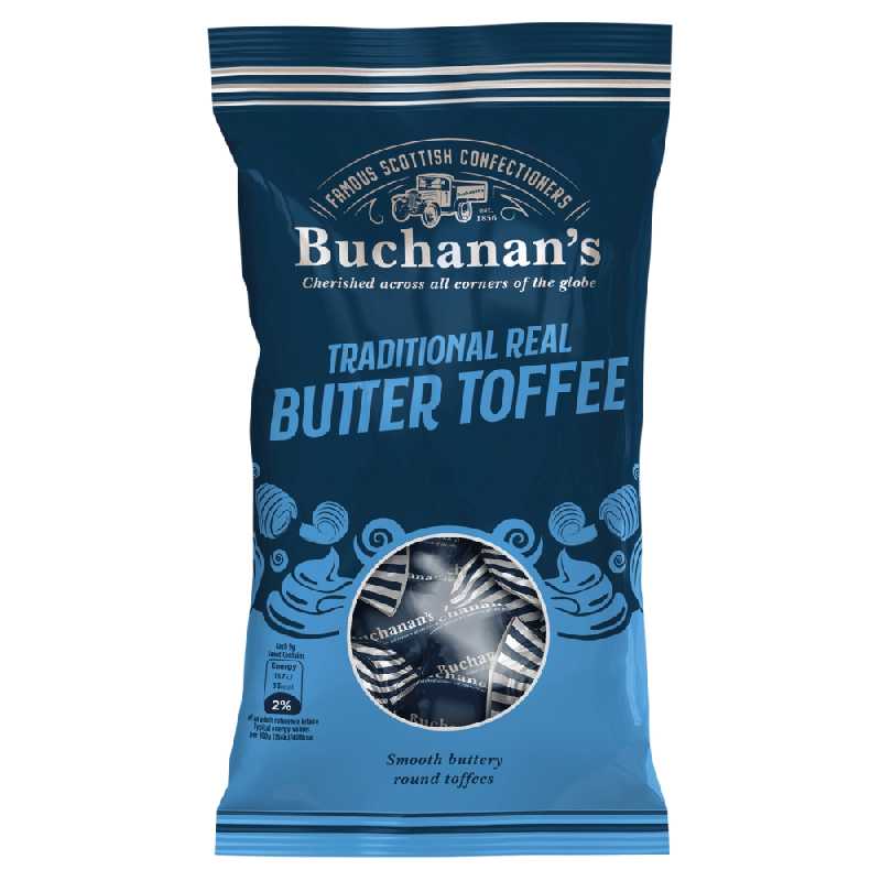 Buchanan's Butter Toffee 120g - Case