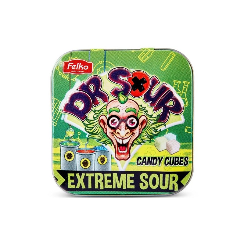 Dr Sour Sour Cubes Tin 15g - Inner