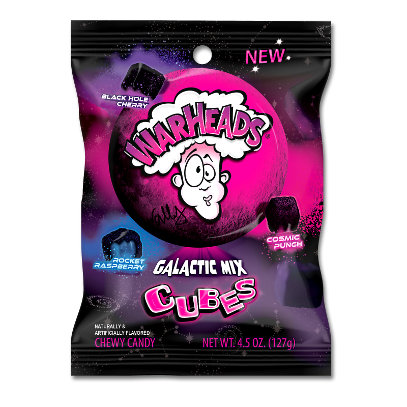 Warheads Galactic Cubes 128g