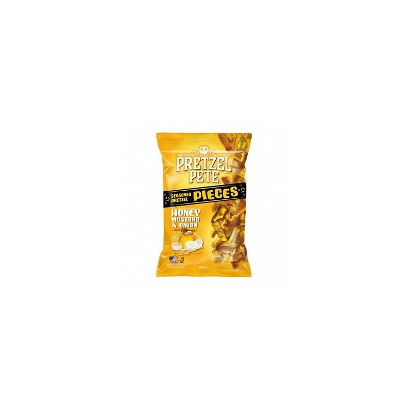 Pretzel Pete Pieces Honey, Mustard & Onion 160g