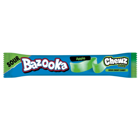 Bazooka Chew Bar Sour Apple PMP 14g