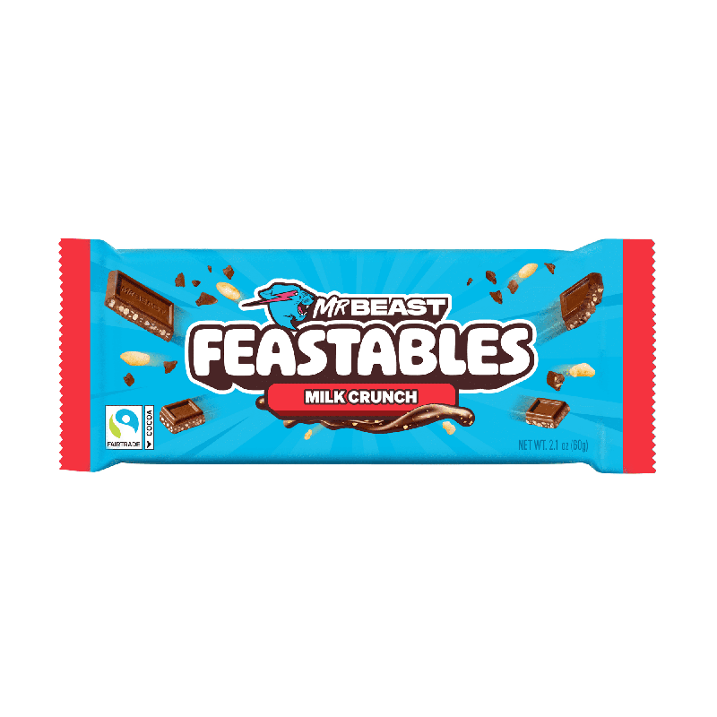MrBeast Feastables Milk Crunch 60g