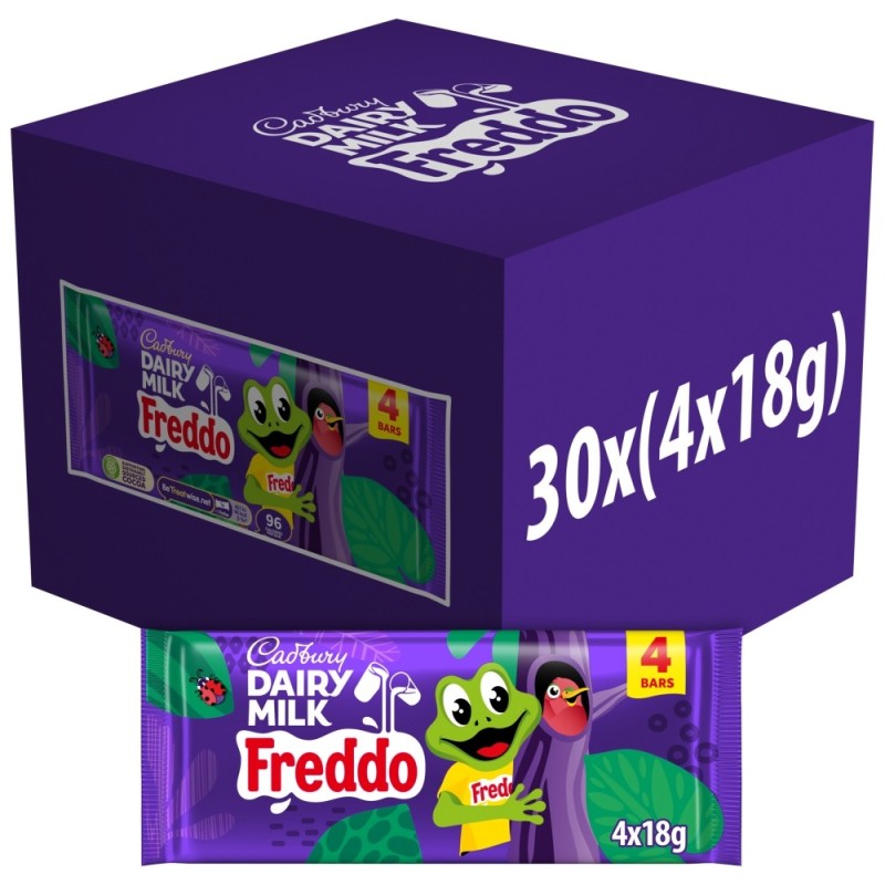 Cadbury Dairy Milk Freddo 4 Pack Multipack 72g