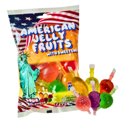 American Jelly Fruits Sour Flavours (24x280g)