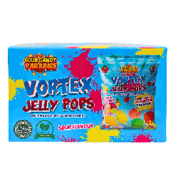 Sour Candy Paradise Vortex Jelly Pops Sour Flavour (12x315g)