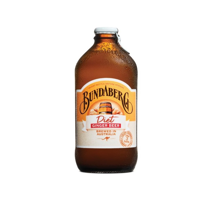 Bundaberg Diet Ginger Beer Flavour Drink Australia (12x375ml)