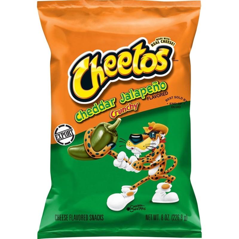Cheetos Crunchy Cheddar Jalapeños USA - (10x226g)