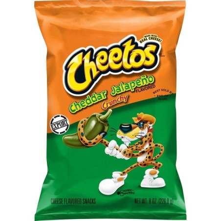 Cheetos Crunchy Cheddar Jalapeños USA - (10x226g)