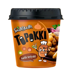 Samsam Topokki Cups Korea Garlic TeriyakiFlavour (6 x 120g)