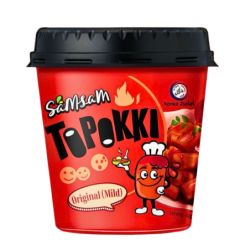 Samsam Topokki Cups Korea Original Mild Flavour(6 x 120g)