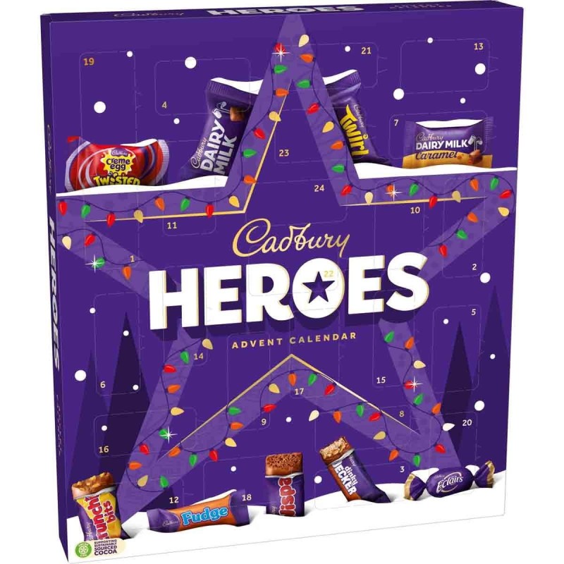 Cadbury Heroes Chocolate Advent Calendar 230g