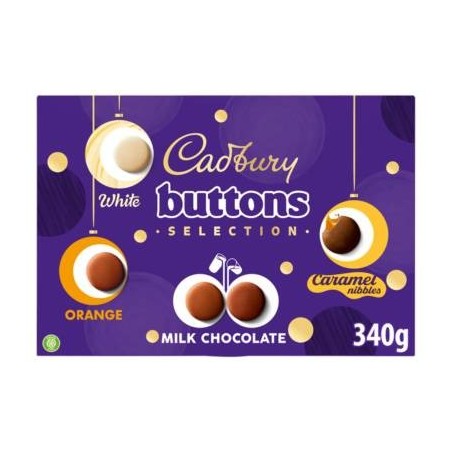 Cadbury Buttons Chocolate Selection Box 340g