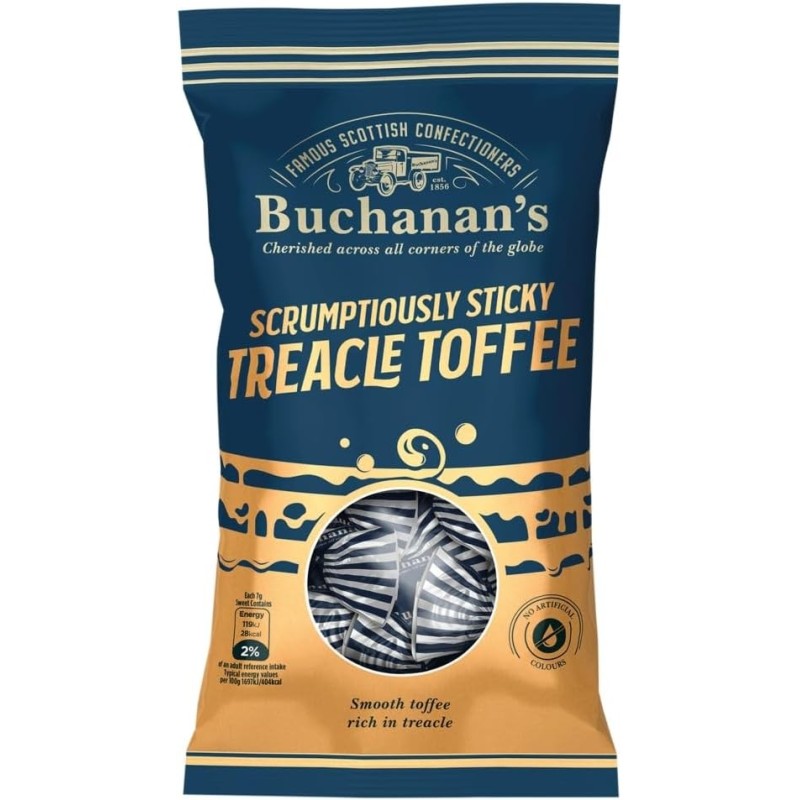 Buchanan's Treacle Toffee 120g - Case