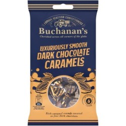 Buchanan's Dark Chocolate Caramels 110g - Case