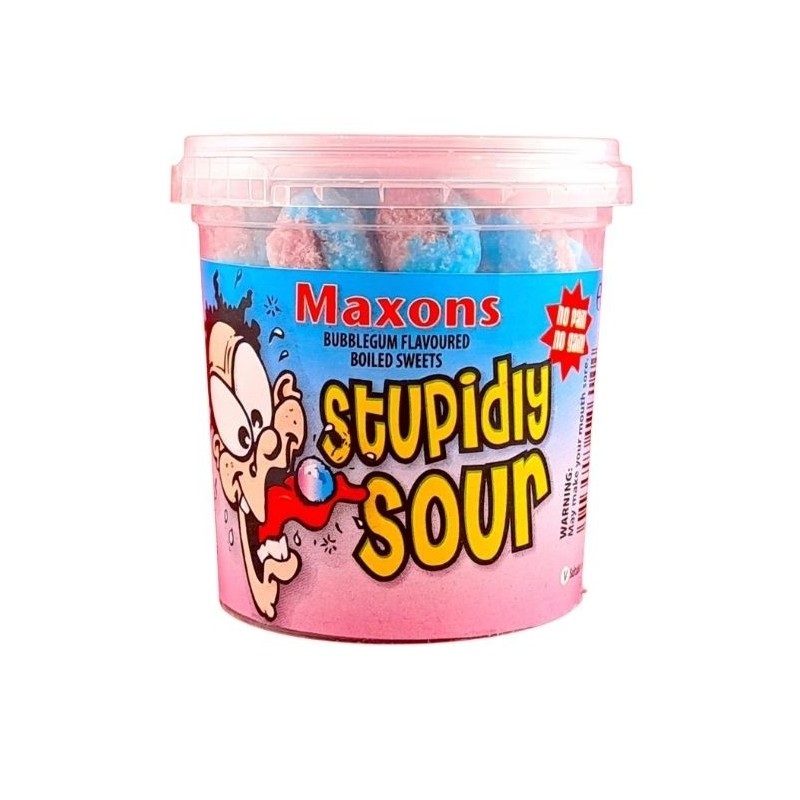 Maxons Stupidly Sour Bubblegum 100g