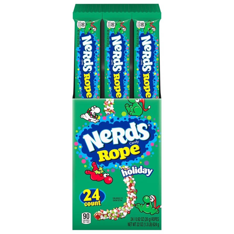 Nerds Xmas Holiday Rope 26g