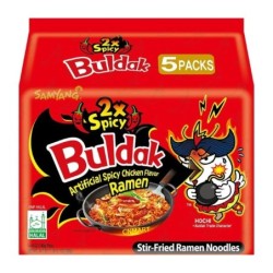 Samyang Buldak Hot Chicken 2 X Spicy 5 Pack 140g