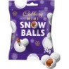 Cadbury Dairy Milk Chocolate Mini Snow Balls Bag 74g