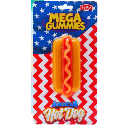 Mega Gummies American Hotdog 120g