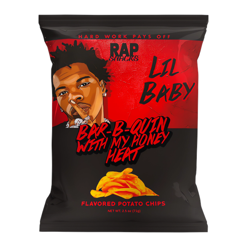 Rap Snacks Lil Baby Bar-B-Quin With My Honey Heat (12 x71g.