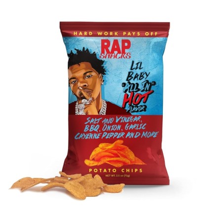 Rap Snacks Lil Baby "ALL IN" Hot Flavor (12 x 71g)