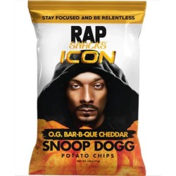 Rap Snacks Snoop Dogg O.G. Bar-B-Que Cheddar (12 x 71g)