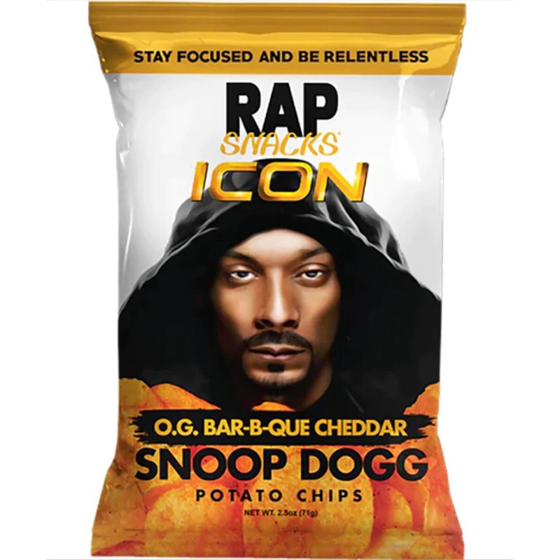 Rap Snacks Snoop Dogg O.G. Bar-B-Que Cheddar (12 x 71g)