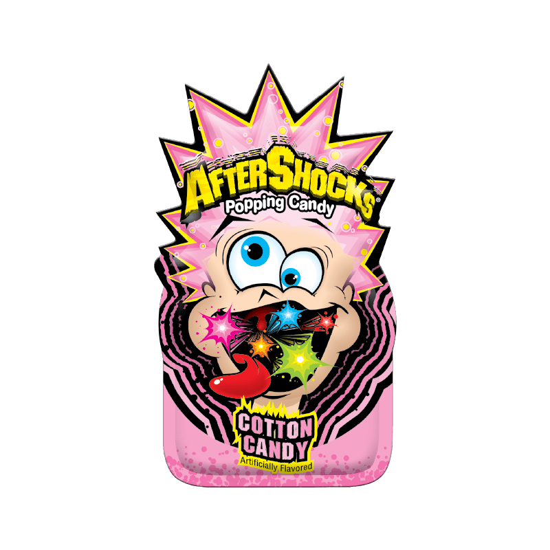 Aftershocks Popping Candy Cotton Candy (8 x 24 x 9g)
