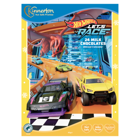 Kinnerton Hot Wheels Let's Race  Advent Calendar 40g