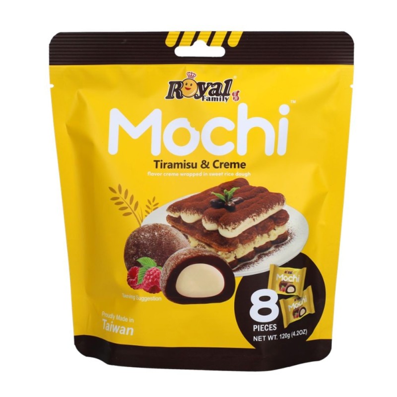 Royal Family Mochi Tiramisu & Creme 120g