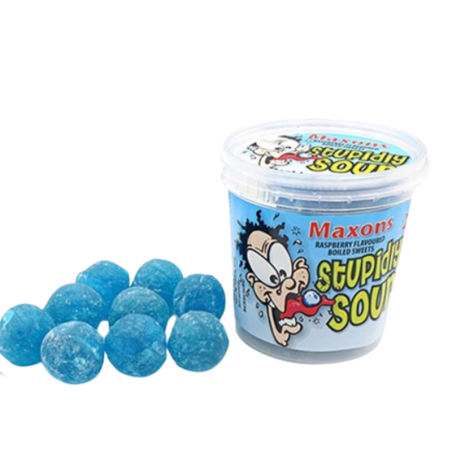 Maxons Stupidly Sour Raspberry 75g