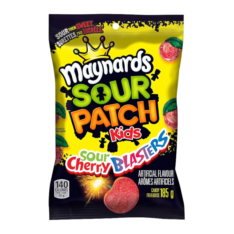Maynards Sour Patch Kids Sour Cherry Blasters 154g (CAN)