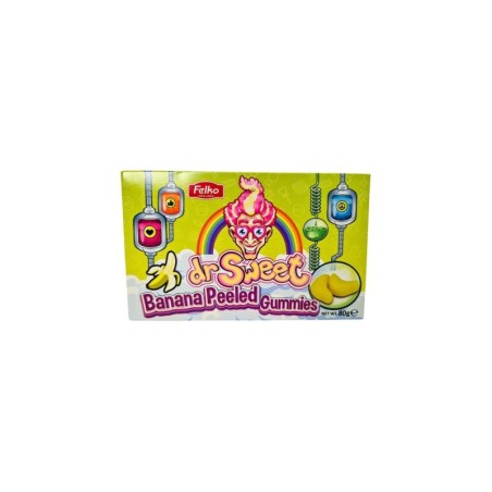 Dr Sweet Peeled Banana Gummies Theatre Box 90g