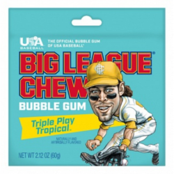Big League Chew Triple Play Tropical 60g - Inner