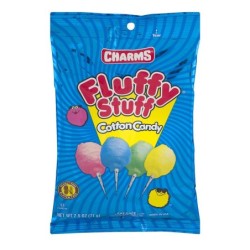 Charms Fluffy Stuff Cotton Candy 12ct 70g