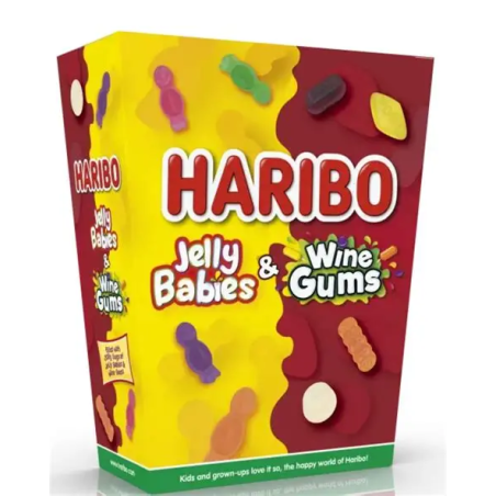 HARIBO JELLY BABIES & WINE GUM GIFT1x800gr.