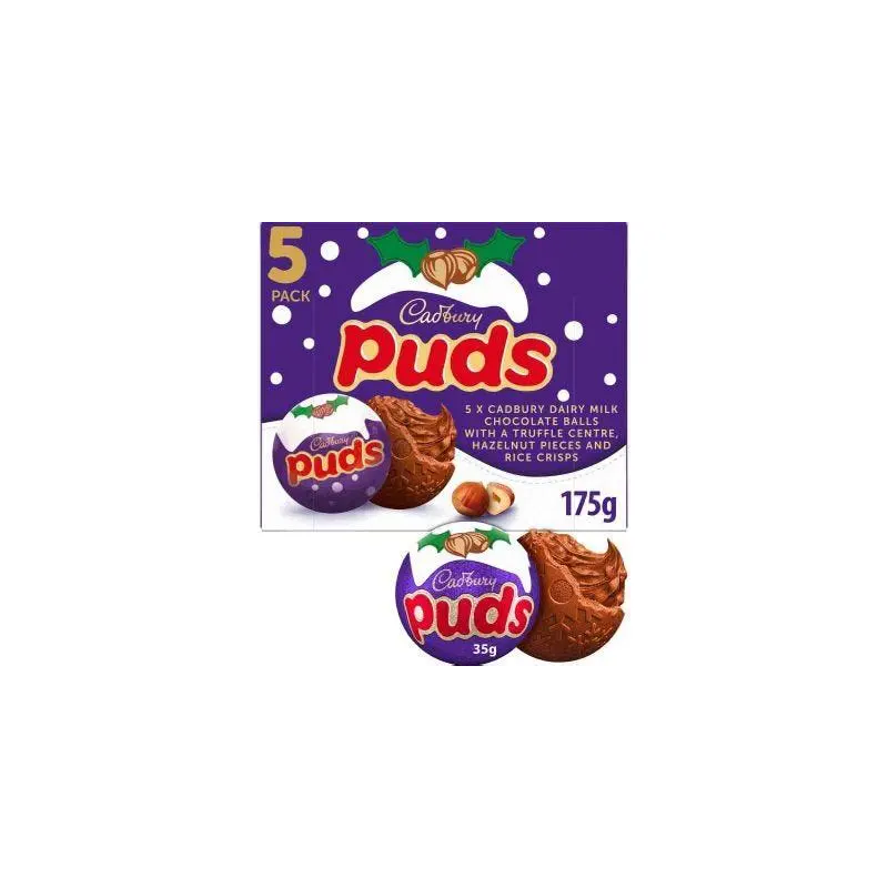 Cadbury Dairy Milk Chocolate Puds 5 Pack Multipack 175g