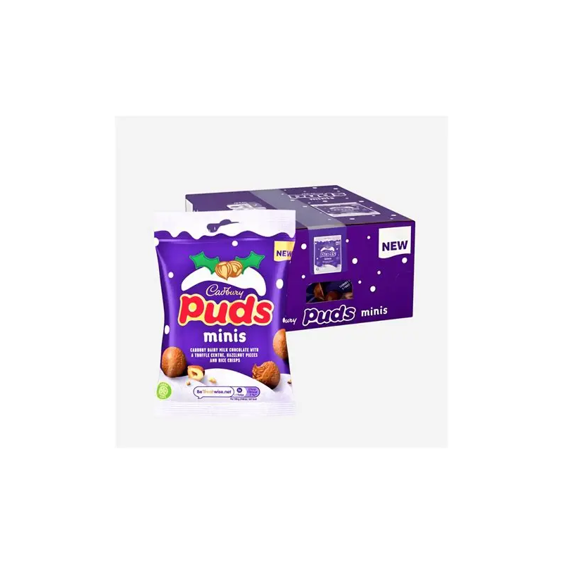 CADBURY MINI PUDS BAG  22x73gr,