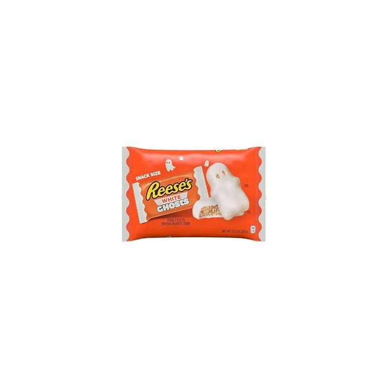 Reese's Peanut Butter White Ghosts Snack Size 1 buc