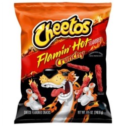 Cheetos Crurlchy Flаmiп Hot USA-(226gx 10)