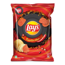 Lays Sizzling Hot - 50g - 30 Packets