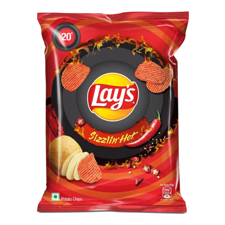 Lays Sizzling Hot - 50g - 30 Packets