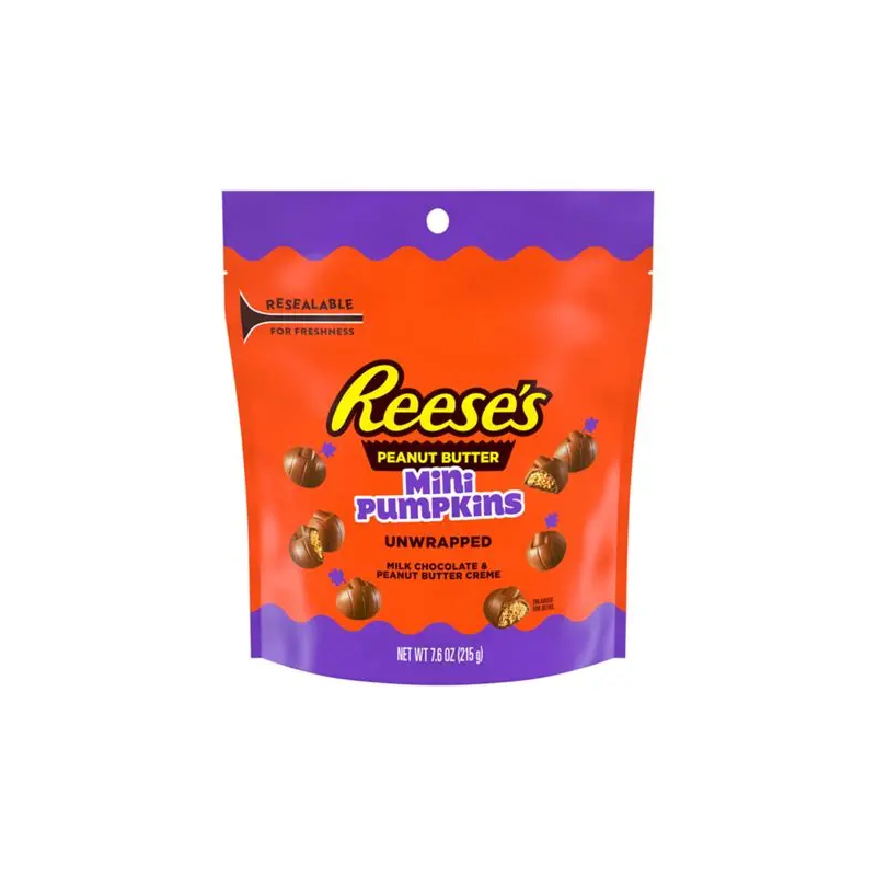 Reese's Peanut Butter Mini Pumpkin Pouch USA (16 x 215g)