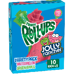 Frчit Roll ups Variety Pack (olly Rапсhеr, Grееп Apple & Watermelon) 10x141g