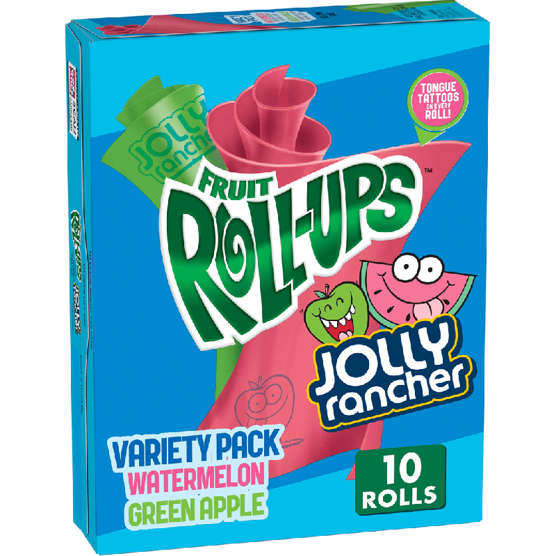 Frчit Roll ups Variety Pack (olly Rапсhеr, Grееп Apple & Watermelon) 10x141g